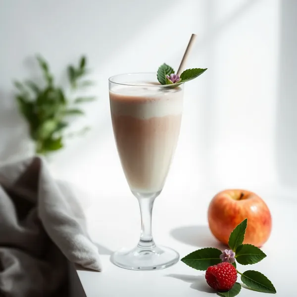 Smoothie Refrescante de Maçã e Iogurte Grego