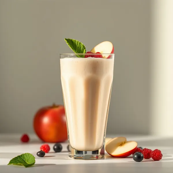 Refreshing Apple Hemp Milk Smoothie