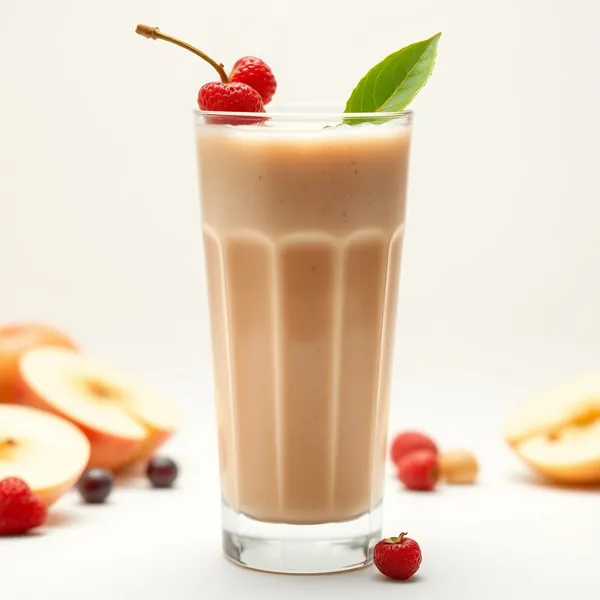 Erfrischender Apfel-Macadamia-Milch-Smoothie