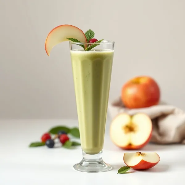 Refreshing Apple Matcha Tea Smoothie