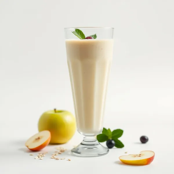 Refreshing Apple Oat Milk Smoothie