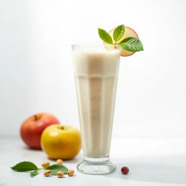 Refreshing Apple Pistachio Milk Smoothie
