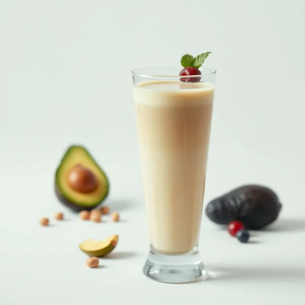 Refreshing Avocado Hazelnut Milk Smoothie