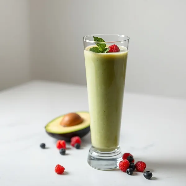 Refreshing Avocado Hemp Milk Smoothie