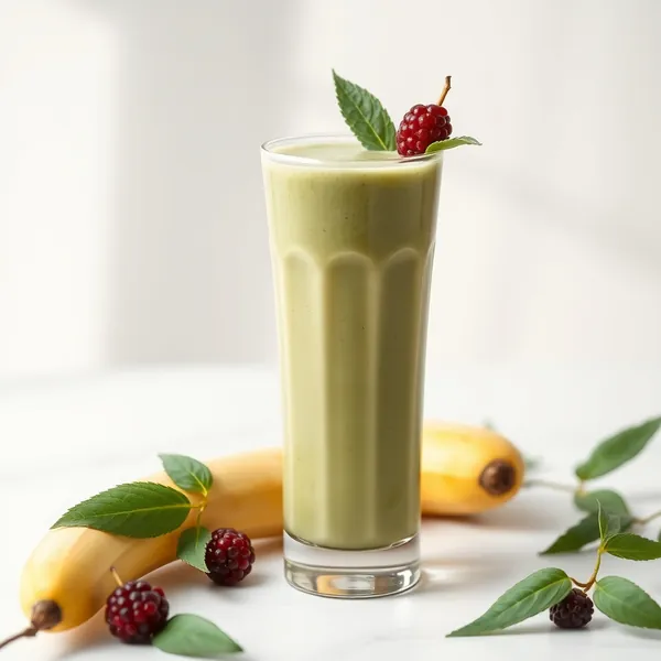 Refreshing Banana Matcha Tea Smoothie