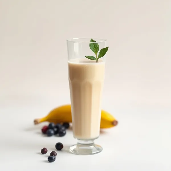Frullato Rinfrescante alla Banana e Latte di Farro
