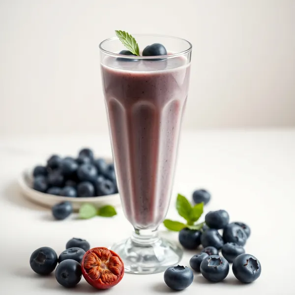 Refreshing Blueberry Hazelnut Milk Smoothie