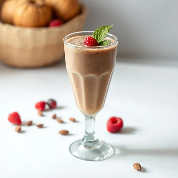 Frullato Rinfrescante al Cacao, Mandorla e Latte di Cocco