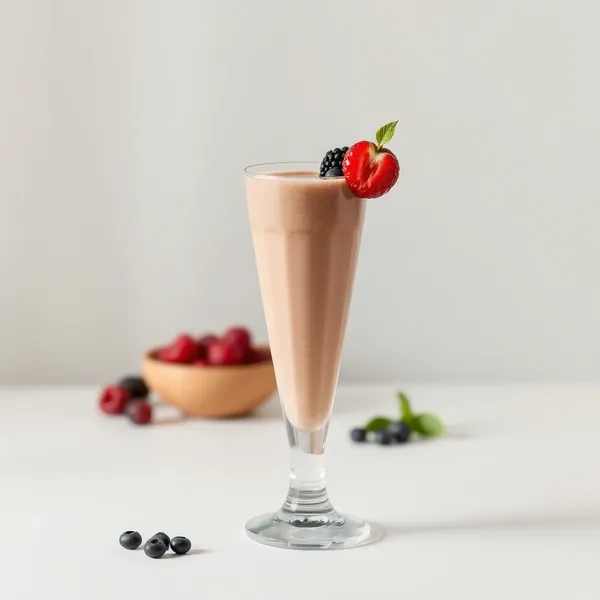 Batido Refrescante de Cacao en Polvo y Kefir
