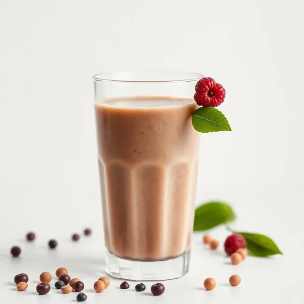 Smoothie Rafraîchissant au Cacao et Lait de Pois