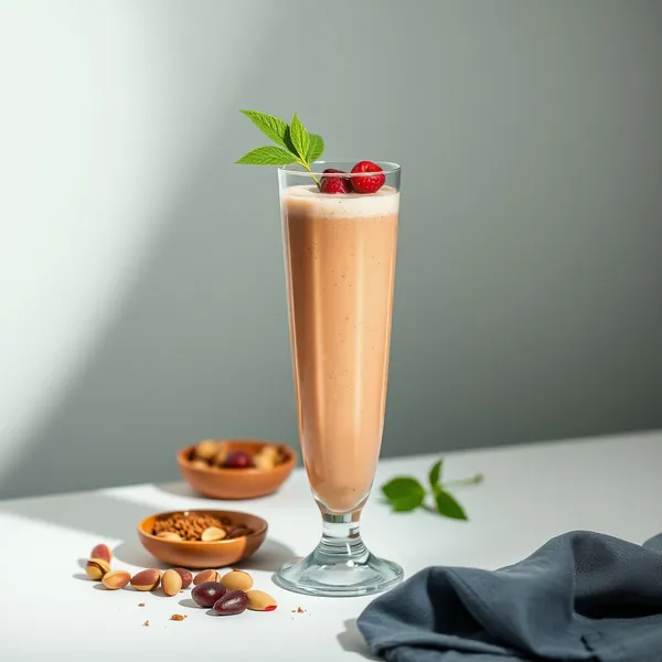 Smoothie Rinfrescante al Cacao e Latte di Pistacchio