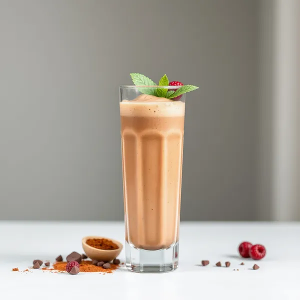 Refreshing Cacao Powder Protein Shake Smoothie