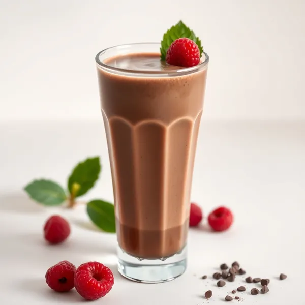 Smoothie Refrescante de Cacau e Leite de Soja