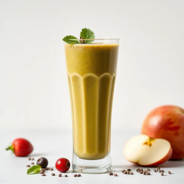 Refreshing Chia Seed Apple Juice Smoothie