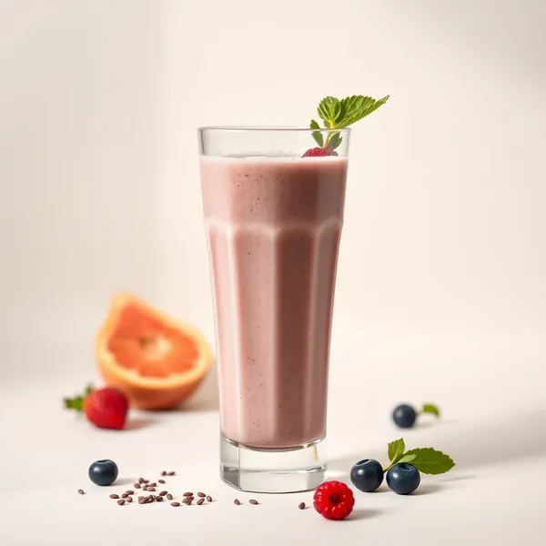 Refreshing Chia Seed Cashew Milk Smoothie