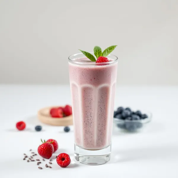 Refreshing Chia Seed Greek Yogurt Smoothie