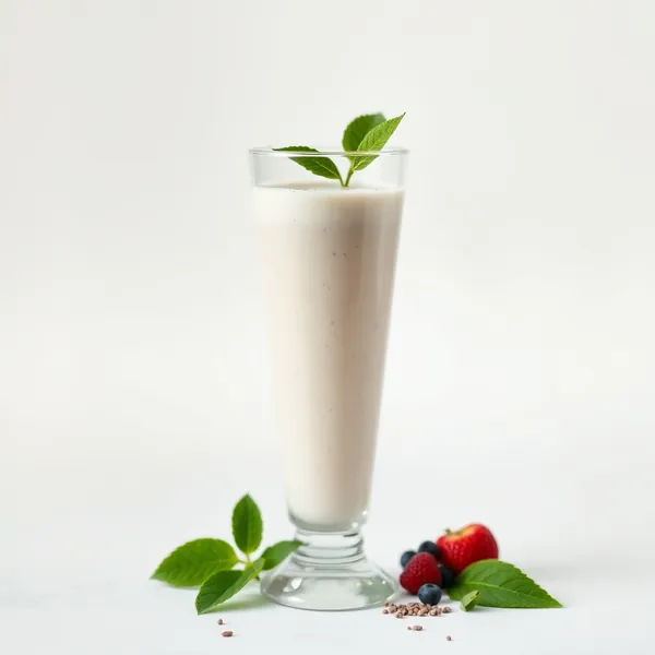 Smoothie Rinfrescante con Semi di Chia e Kefir