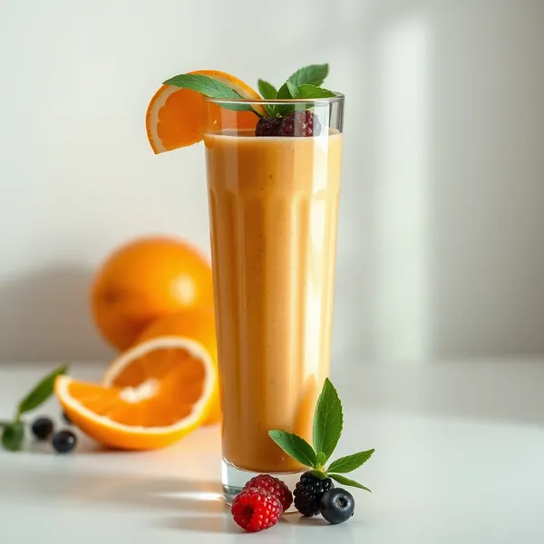 Refreshing Chia Seed Orange Juice Smoothie