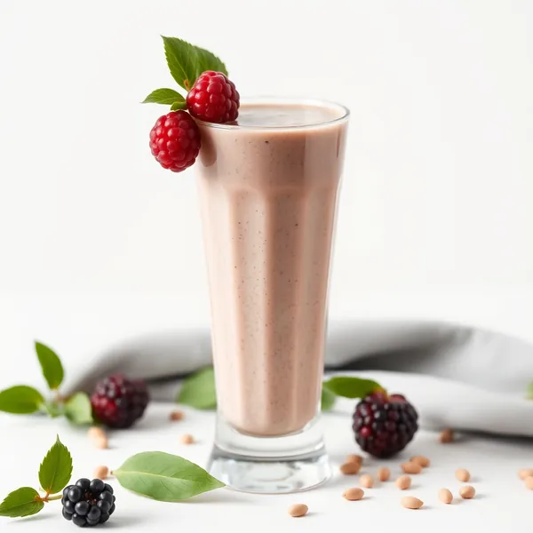 Smoothie Rinfrescante di Semi di Chia e Latte di Piselli