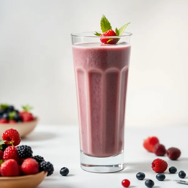 Refreshing Chia Seed Soy Milk Smoothie