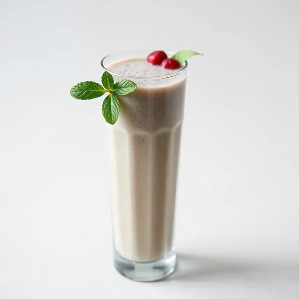 Smoothie Rafraîchissant aux Graines de Chia et Lait d'Épeautre