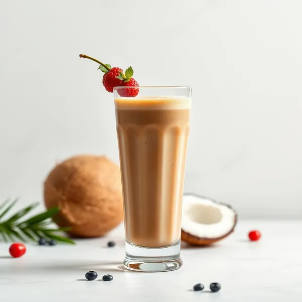 Frullato Rinfrescante di Caffè Freddo e Cocco