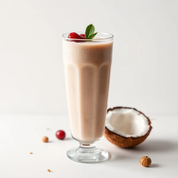 Smoothie Refrescante de Leite de Coco e Avelã