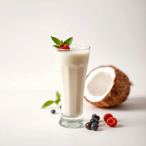 Erfrischender Kokosreis-Milch-Smoothie