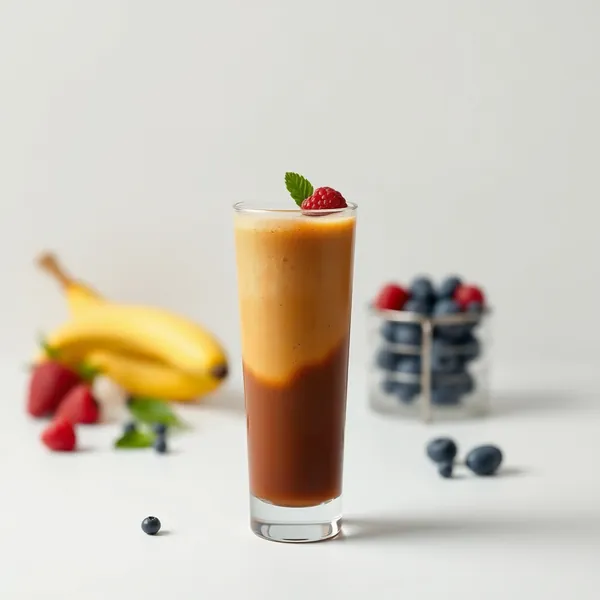 Smoothie Rinfrescante al Caffè Freddo e Zenzero