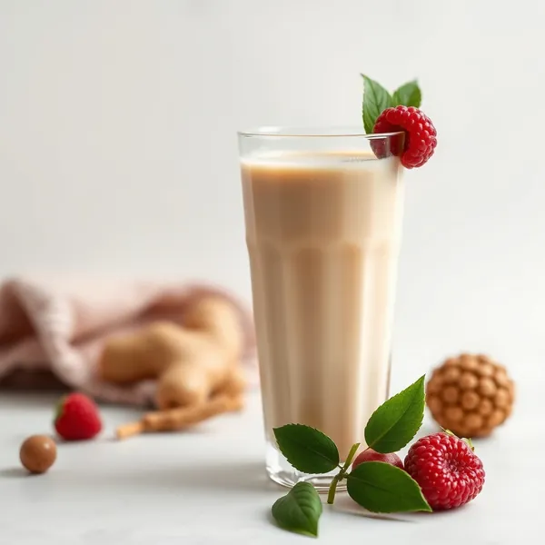 Refreshing Ginger Hazelnut Milk Smoothie