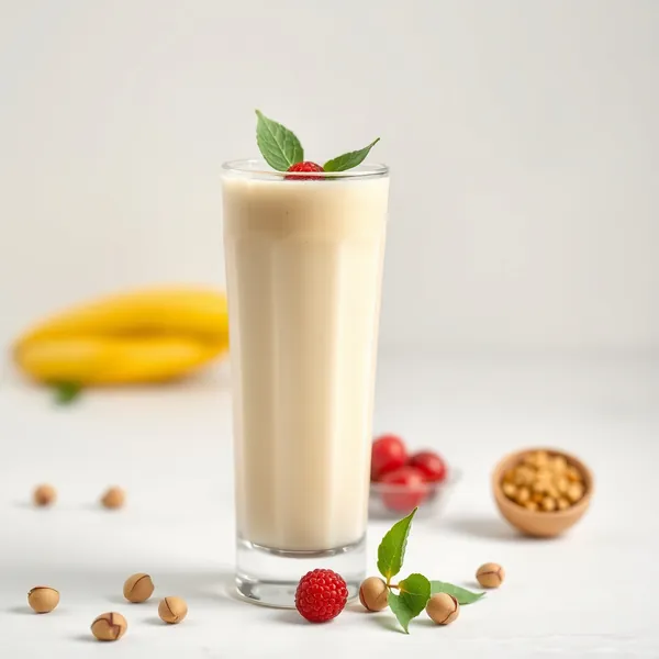 Smoothie Rafraîchissant au Gingembre et au Lait de Pistache