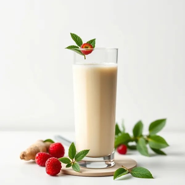 Smoothie Rinfrescante allo Zenzero e Latte di Farina d'Avena