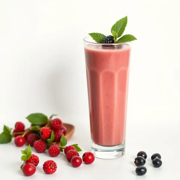 Smoothie Refrescante de Baga de Goji e Leite de Caju