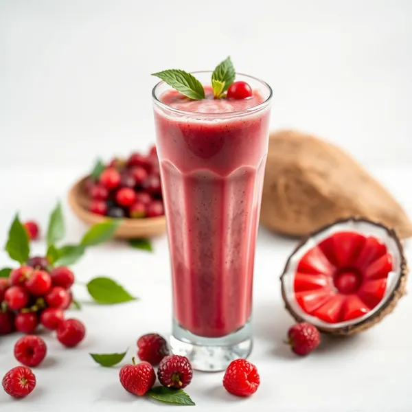 Smoothie Refrescante de Goji e Água de Coco