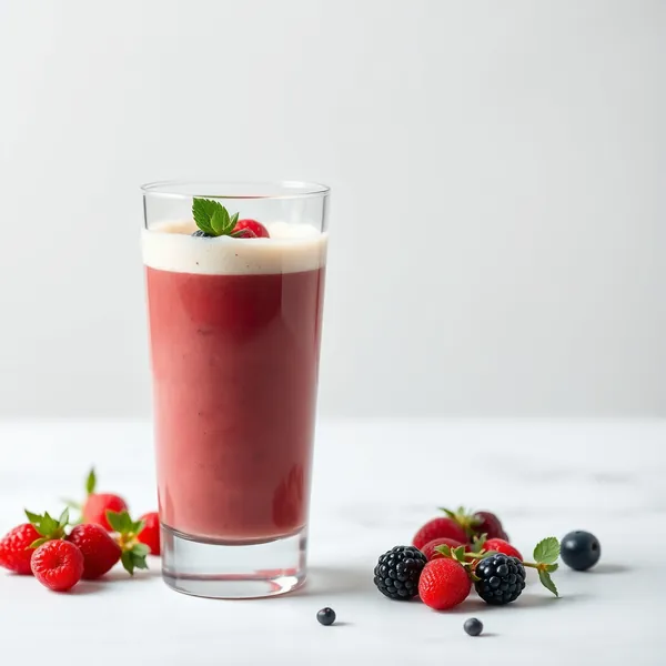 Smoothie Rafraîchissant aux Baies Goji et Yogourt Grec