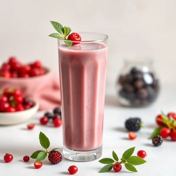 Refreshing Goji Berry Hazelnut Milk Smoothie