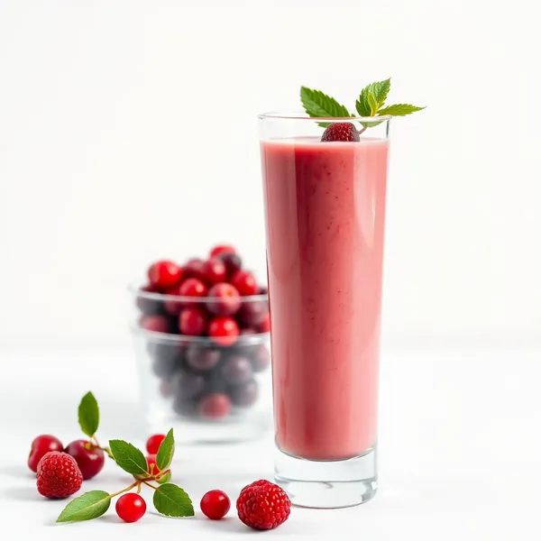 Smoothie Refrescante de Kefir com Bayas de Goji