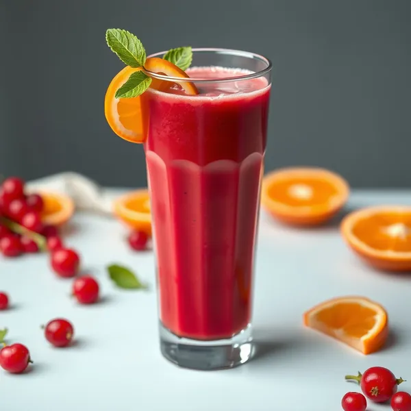 Refreshing Goji Berry Orange Juice Smoothie
