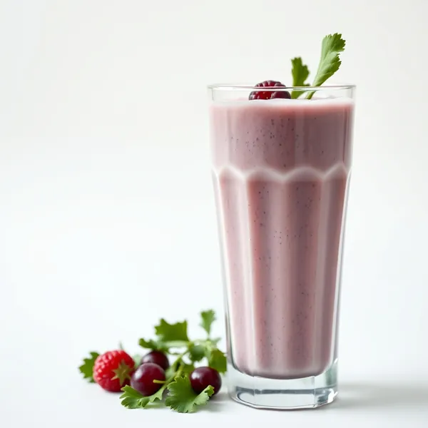 Refreshing Kale Kefir Milk Smoothie