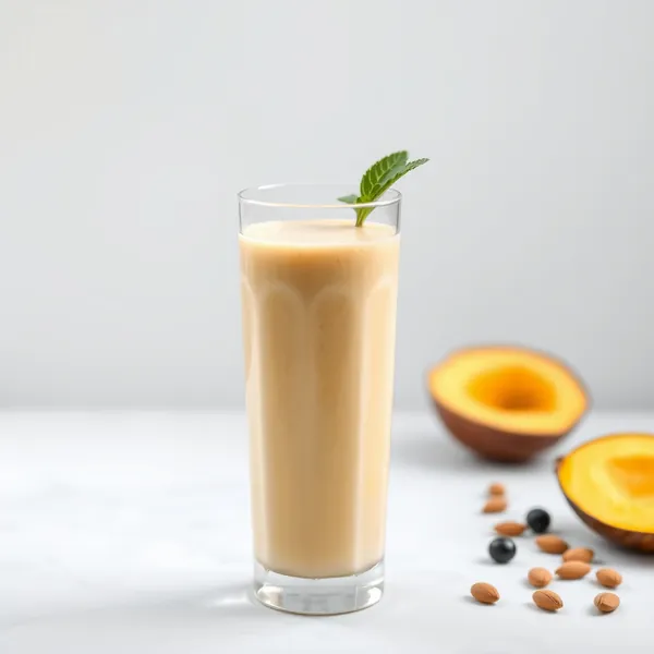 Smoothie Rinfrescante a Mango, Mandorla e Latte di Cocco