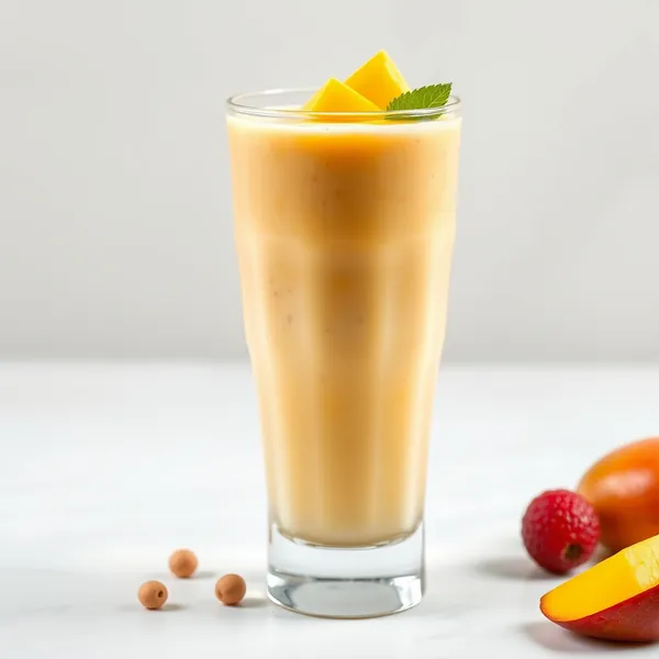 Smoothie Refrescante de Manga e Leite de Macadamia