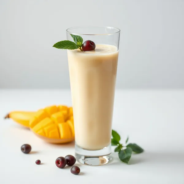 Smoothie Rafraîchissant à la Mangue et au Lait de Riz