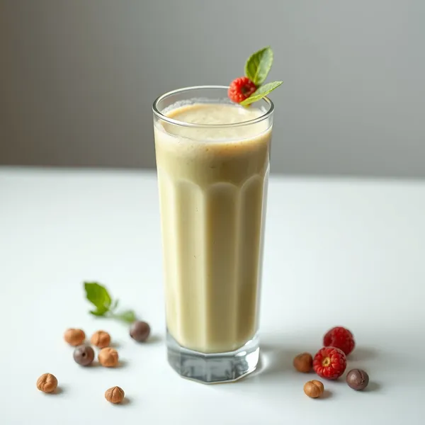 Refreshing Matcha Hazelnut Milk Smoothie