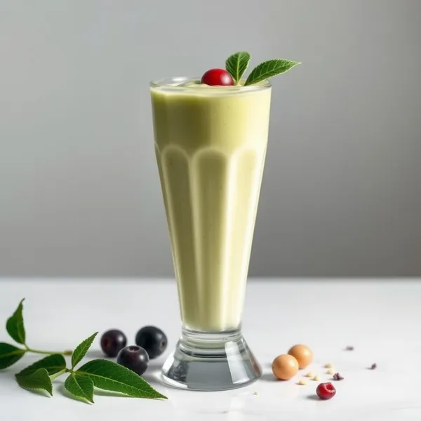 Smoothie Rafraîchissant au Matcha et au Lait de Macadamia