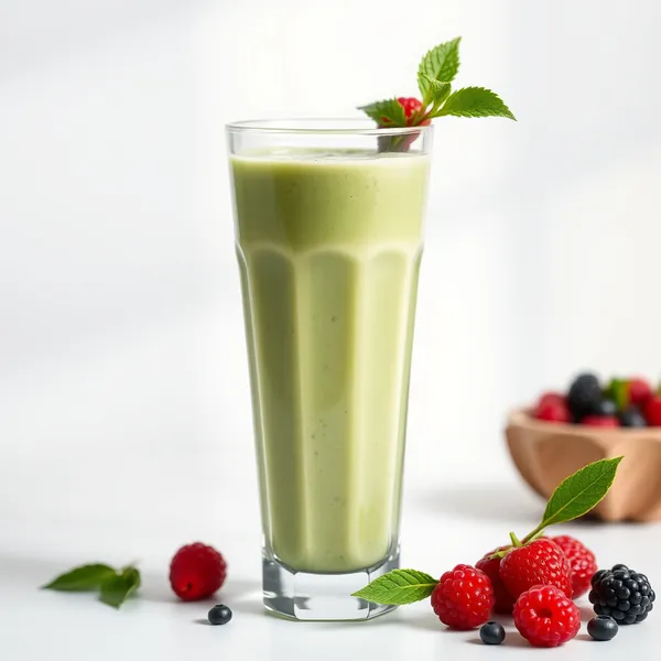 Batido Refrescante de Leite de Arroz e Matcha