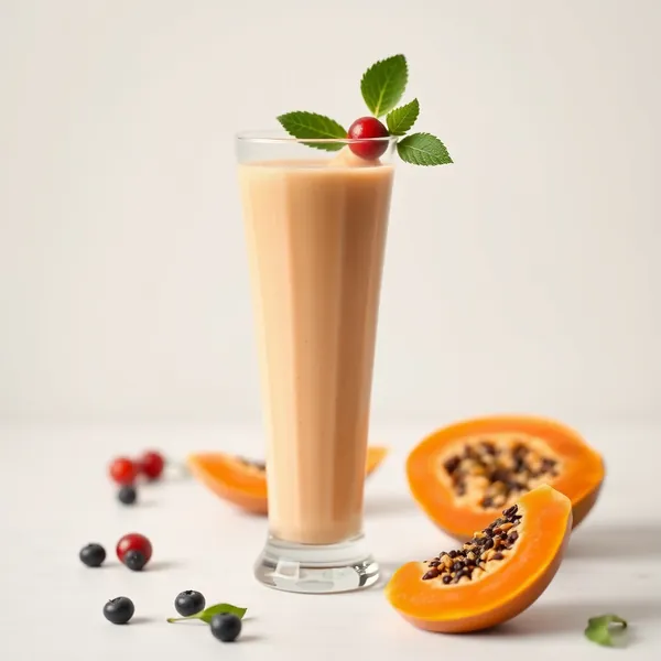 Smoothie Rinfrescante alla Papaya e Latte di Spelta
