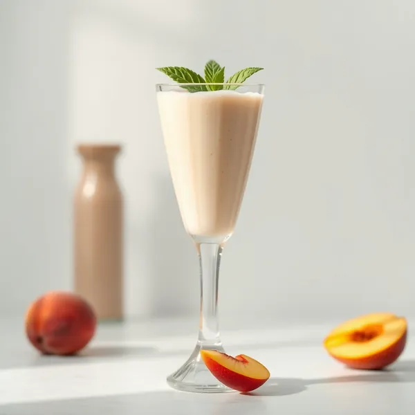 Smoothie Refrescante de Durazno y Kefir