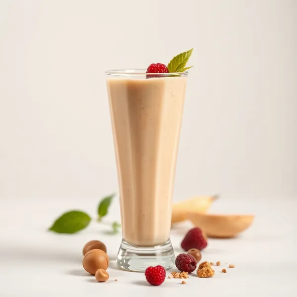 Refreshing Peanut Butter Hazelnut Milk Smoothie