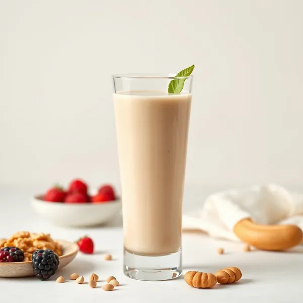 Smoothie Rafraîchissant au Beurre de Cacahuète et Kefir