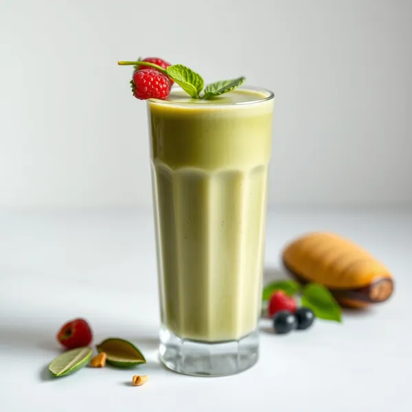 Refreshing Peanut Butter Matcha Tea Smoothie